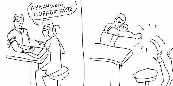 работа кулаком)))))