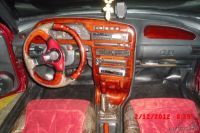 ВАЗ 2114. Инкрустация ценными породами дерева.