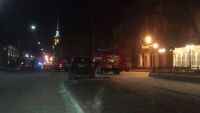 Пожар в администрации: Мимо проезжал, сделал парочку кадров на телефон...