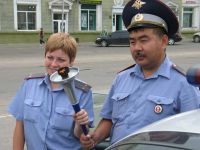 Сотрудники ГИБДД тоже поучаствовали