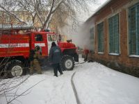 Пожар в учебных мастерских школы № 10